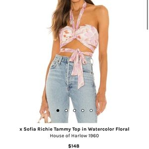 House of Harlow 1960 x Sofia Richie Tammy Top